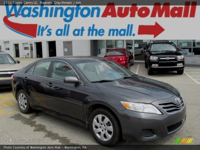 Magnetic Gray Metallic / Ash 2011 Toyota Camry LE