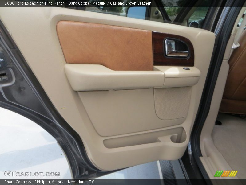 Dark Copper Metallic / Castano Brown Leather 2006 Ford Expedition King Ranch