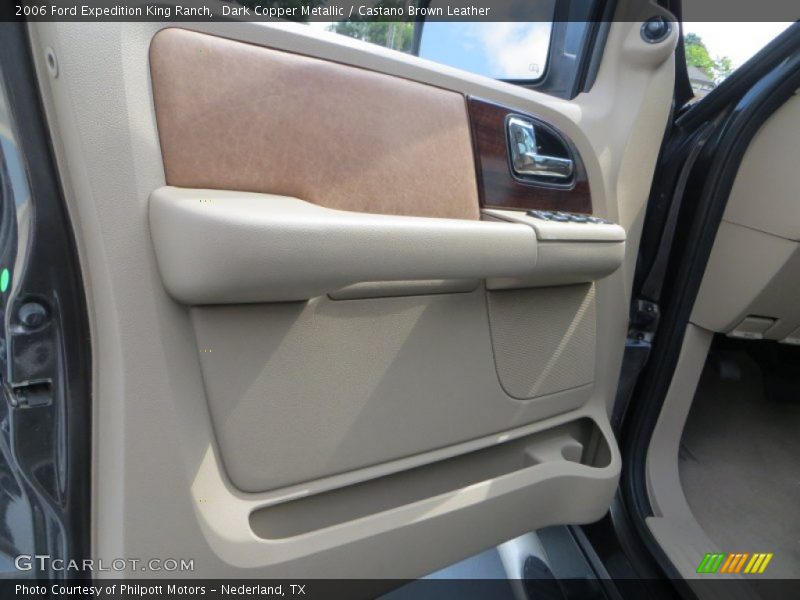 Dark Copper Metallic / Castano Brown Leather 2006 Ford Expedition King Ranch