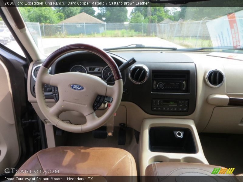 Dark Copper Metallic / Castano Brown Leather 2006 Ford Expedition King Ranch