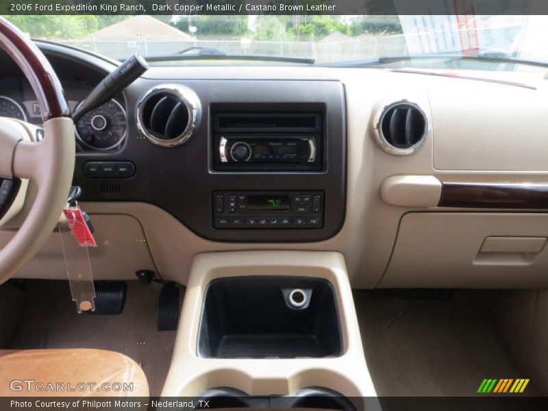Dark Copper Metallic / Castano Brown Leather 2006 Ford Expedition King Ranch