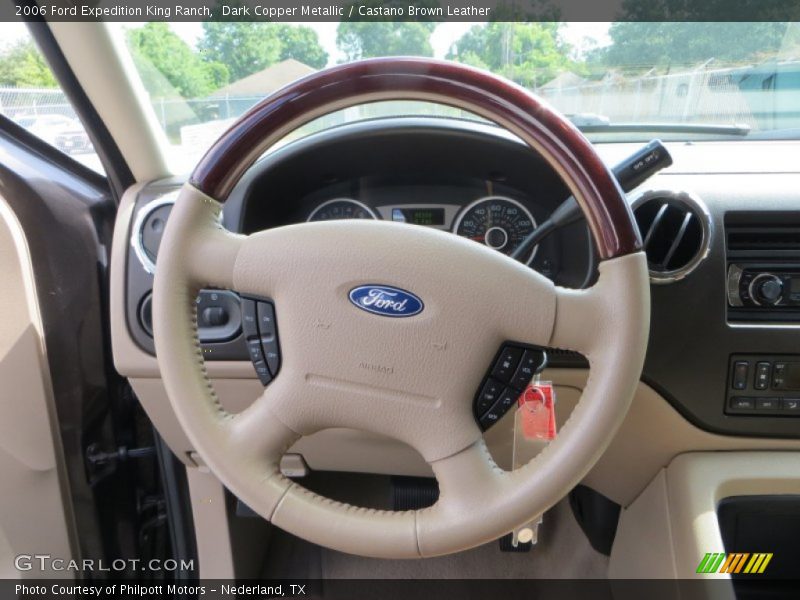 Dark Copper Metallic / Castano Brown Leather 2006 Ford Expedition King Ranch