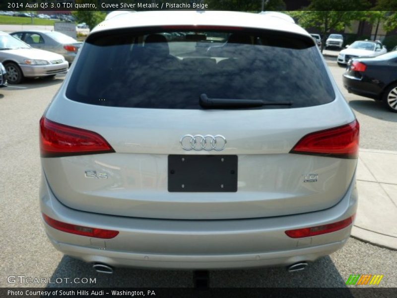Cuvee Silver Metallic / Pistachio Beige 2014 Audi Q5 3.0 TDI quattro