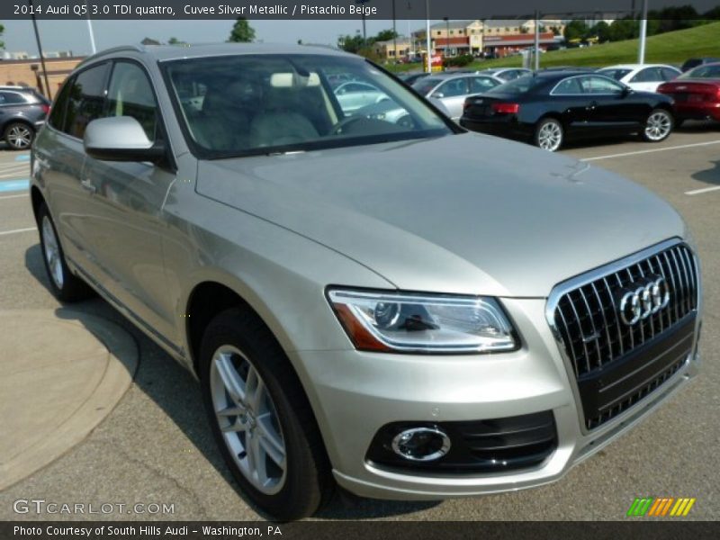 Front 3/4 View of 2014 Q5 3.0 TDI quattro