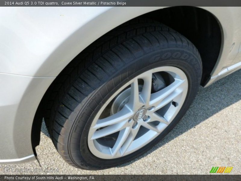 Cuvee Silver Metallic / Pistachio Beige 2014 Audi Q5 3.0 TDI quattro