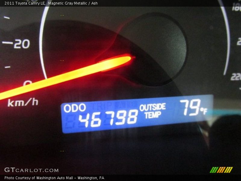 Magnetic Gray Metallic / Ash 2011 Toyota Camry LE