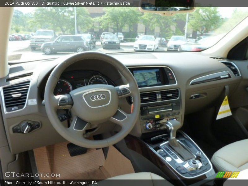 Cuvee Silver Metallic / Pistachio Beige 2014 Audi Q5 3.0 TDI quattro