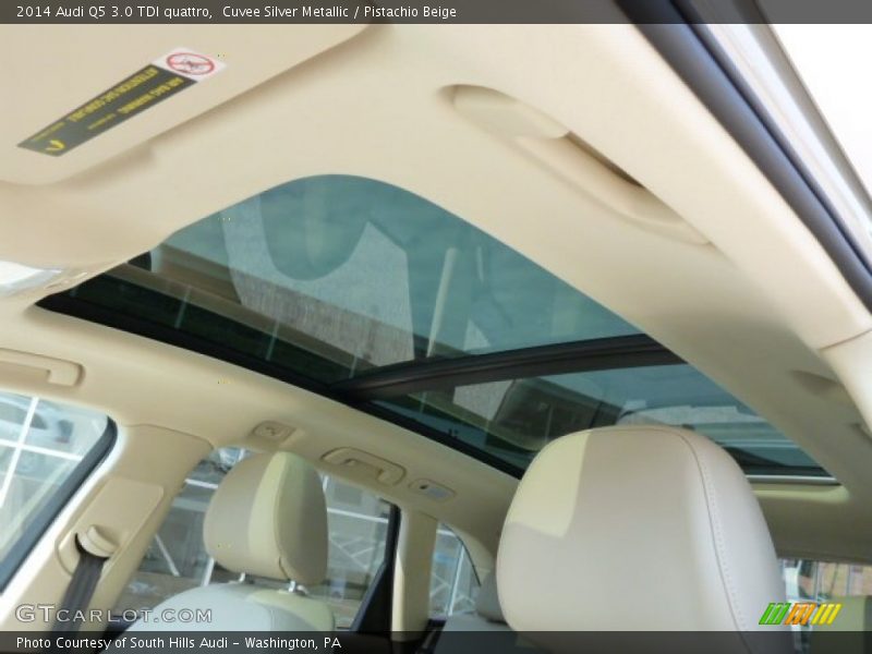 Cuvee Silver Metallic / Pistachio Beige 2014 Audi Q5 3.0 TDI quattro
