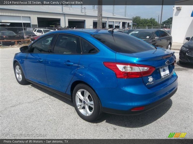 Blue Candy / Charcoal Black 2014 Ford Focus SE Sedan