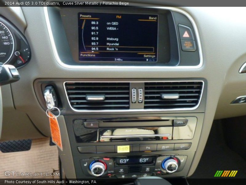 Cuvee Silver Metallic / Pistachio Beige 2014 Audi Q5 3.0 TDI quattro