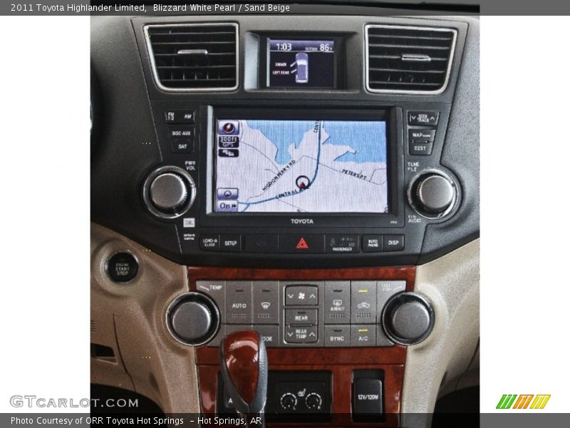 Blizzard White Pearl / Sand Beige 2011 Toyota Highlander Limited