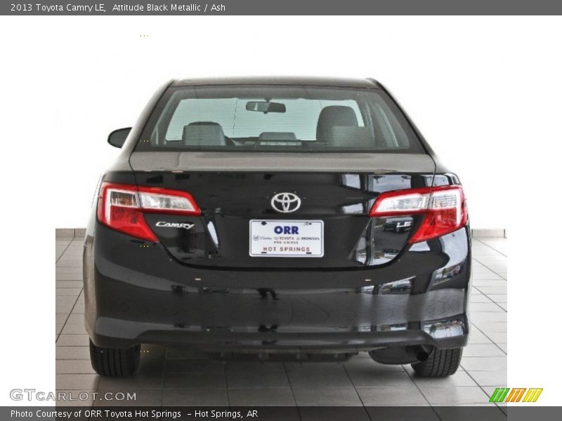 Attitude Black Metallic / Ash 2013 Toyota Camry LE