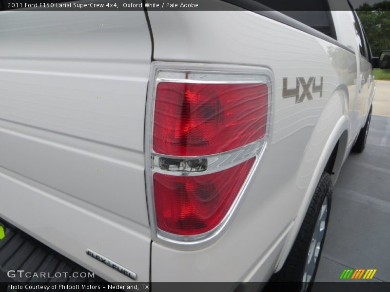 Oxford White / Pale Adobe 2011 Ford F150 Lariat SuperCrew 4x4