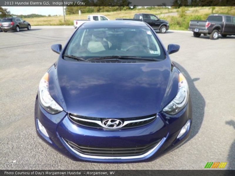 Indigo Night / Gray 2013 Hyundai Elantra GLS
