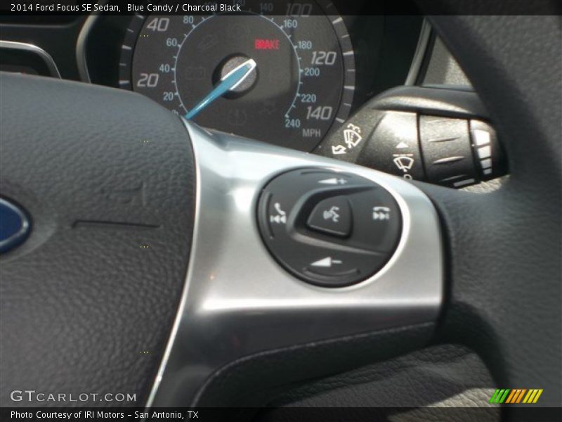 Blue Candy / Charcoal Black 2014 Ford Focus SE Sedan