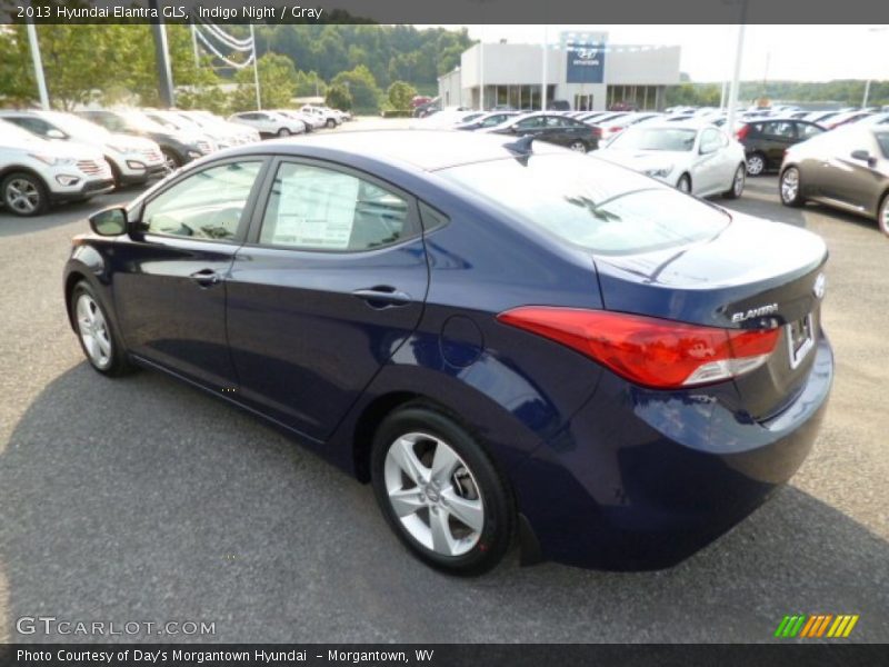 Indigo Night / Gray 2013 Hyundai Elantra GLS