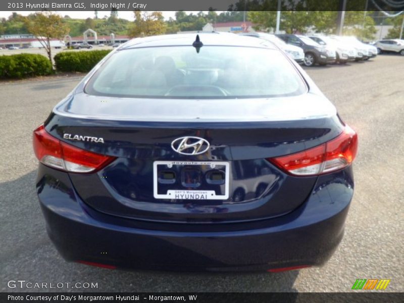 Indigo Night / Gray 2013 Hyundai Elantra GLS