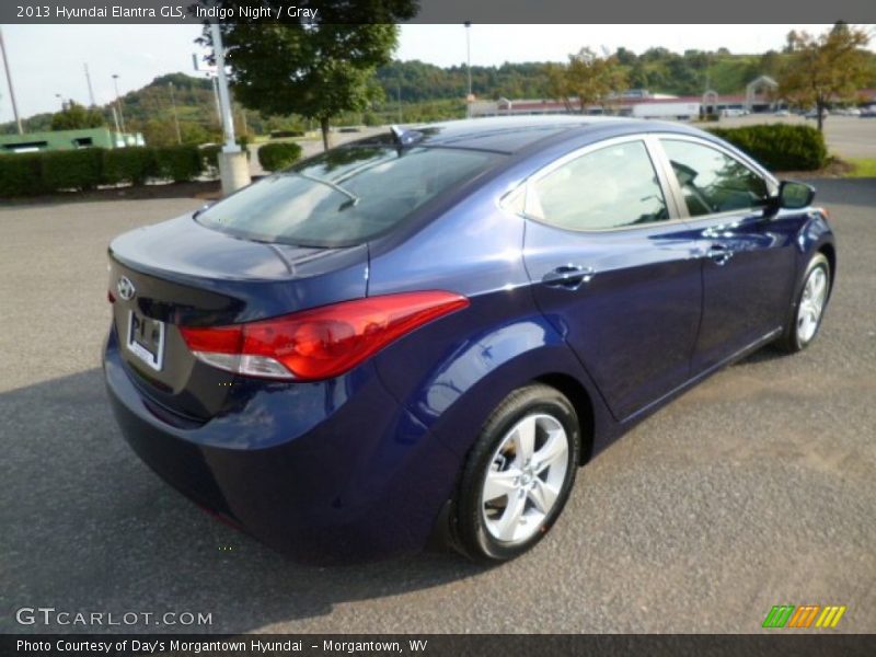 Indigo Night / Gray 2013 Hyundai Elantra GLS