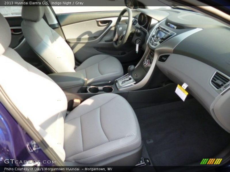Indigo Night / Gray 2013 Hyundai Elantra GLS