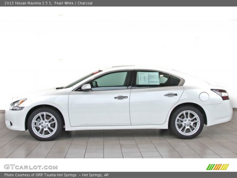 Pearl White / Charcoal 2013 Nissan Maxima 3.5 S