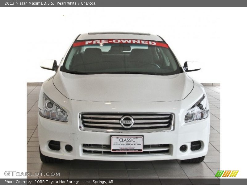 Pearl White / Charcoal 2013 Nissan Maxima 3.5 S