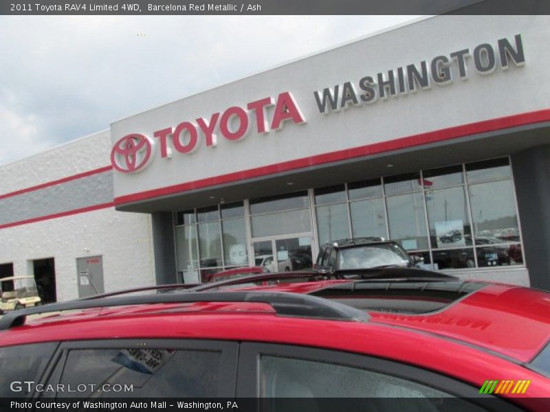 Barcelona Red Metallic / Ash 2011 Toyota RAV4 Limited 4WD