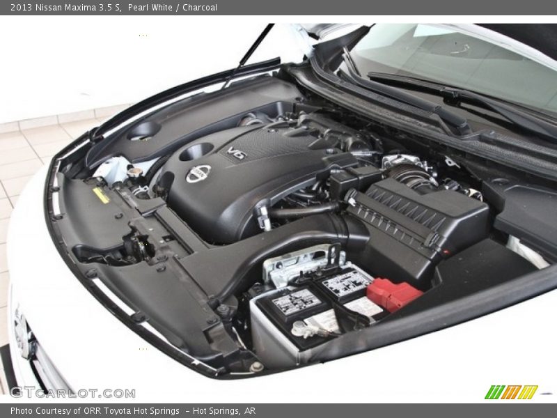 Pearl White / Charcoal 2013 Nissan Maxima 3.5 S
