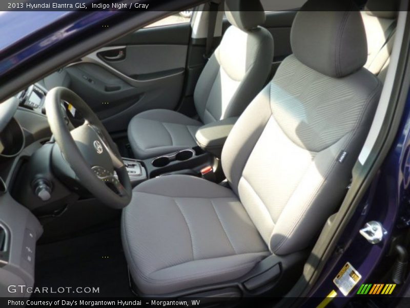 Indigo Night / Gray 2013 Hyundai Elantra GLS