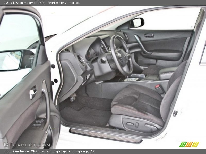Pearl White / Charcoal 2013 Nissan Maxima 3.5 S