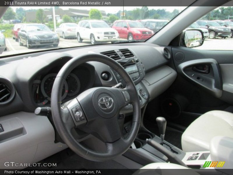 Barcelona Red Metallic / Ash 2011 Toyota RAV4 Limited 4WD