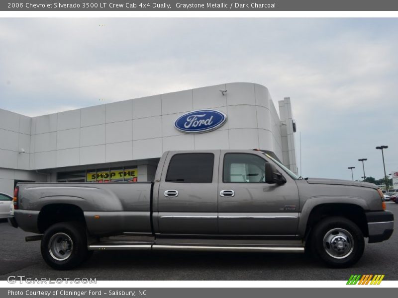 Graystone Metallic / Dark Charcoal 2006 Chevrolet Silverado 3500 LT Crew Cab 4x4 Dually