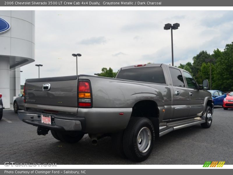 Graystone Metallic / Dark Charcoal 2006 Chevrolet Silverado 3500 LT Crew Cab 4x4 Dually
