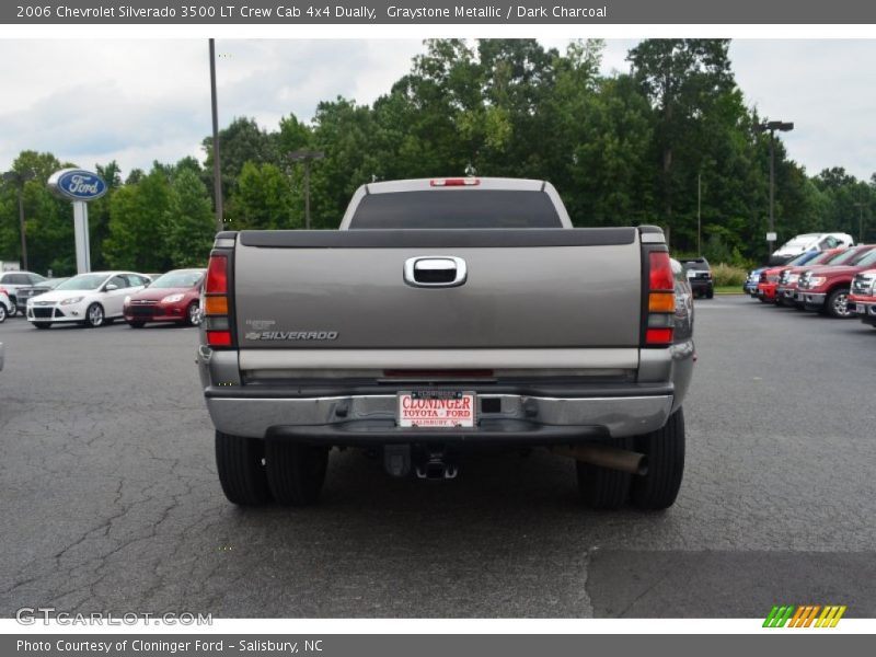 Graystone Metallic / Dark Charcoal 2006 Chevrolet Silverado 3500 LT Crew Cab 4x4 Dually