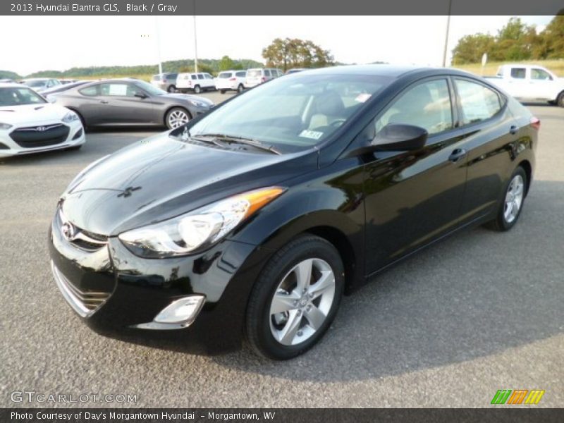 Black / Gray 2013 Hyundai Elantra GLS