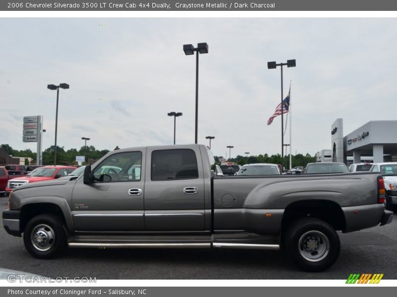 Graystone Metallic / Dark Charcoal 2006 Chevrolet Silverado 3500 LT Crew Cab 4x4 Dually