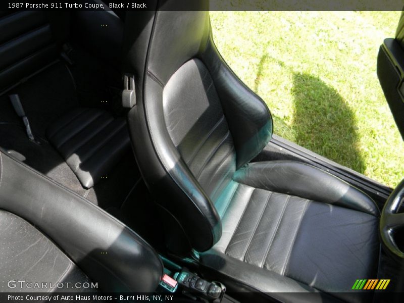 Front Seat of 1987 911 Turbo Coupe