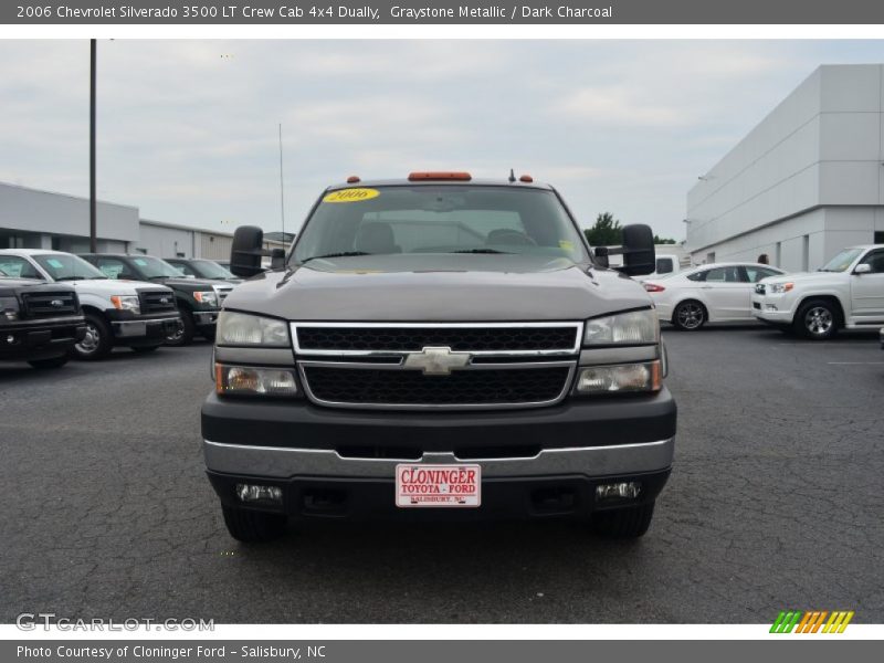 Graystone Metallic / Dark Charcoal 2006 Chevrolet Silverado 3500 LT Crew Cab 4x4 Dually