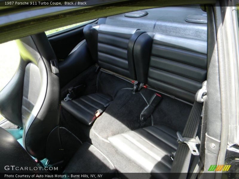 Rear Seat of 1987 911 Turbo Coupe