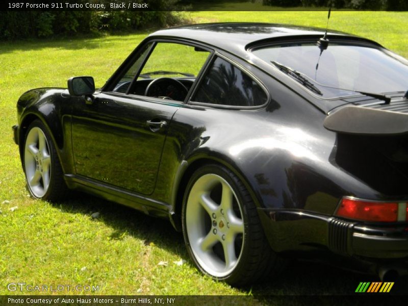 Black / Black 1987 Porsche 911 Turbo Coupe