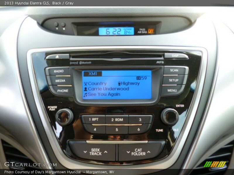 Black / Gray 2013 Hyundai Elantra GLS
