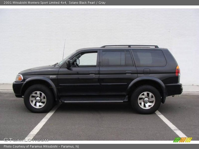 Solano Black Pearl / Gray 2001 Mitsubishi Montero Sport Limited 4x4