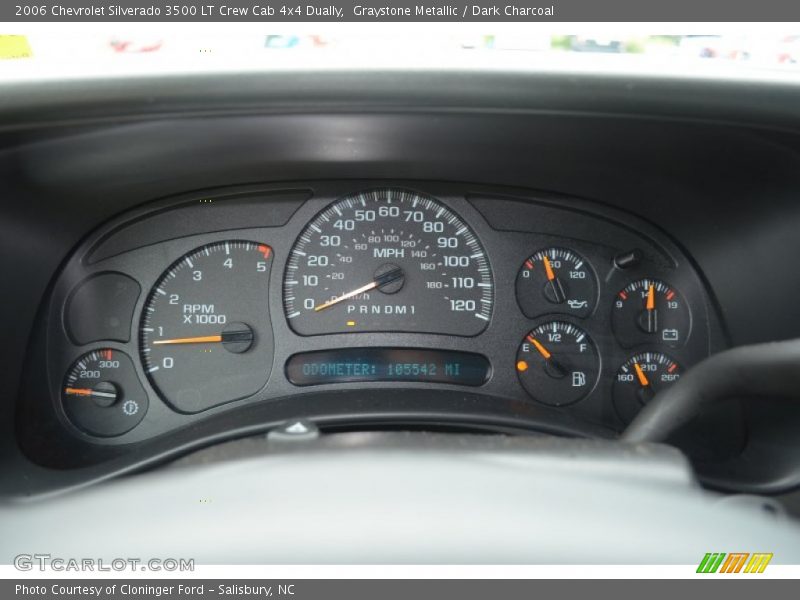 Graystone Metallic / Dark Charcoal 2006 Chevrolet Silverado 3500 LT Crew Cab 4x4 Dually