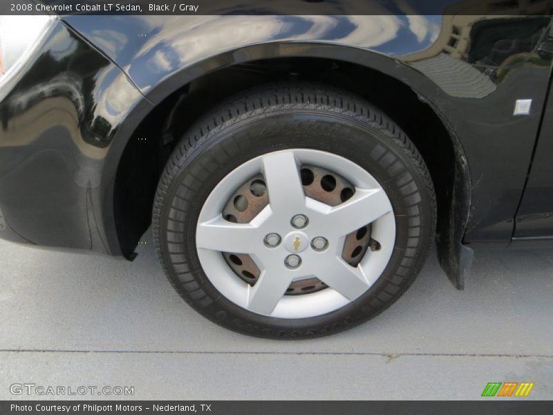 Black / Gray 2008 Chevrolet Cobalt LT Sedan