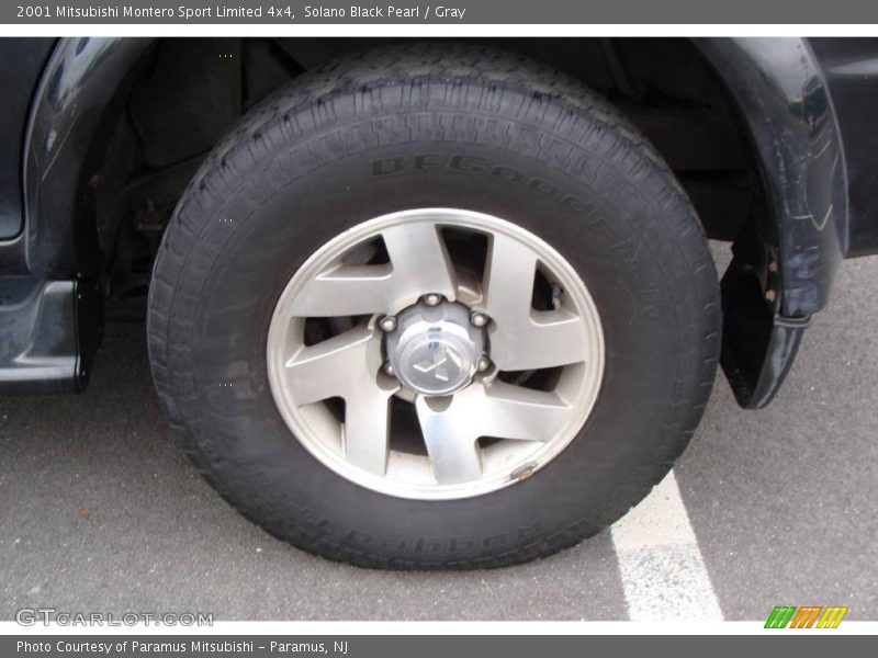Solano Black Pearl / Gray 2001 Mitsubishi Montero Sport Limited 4x4