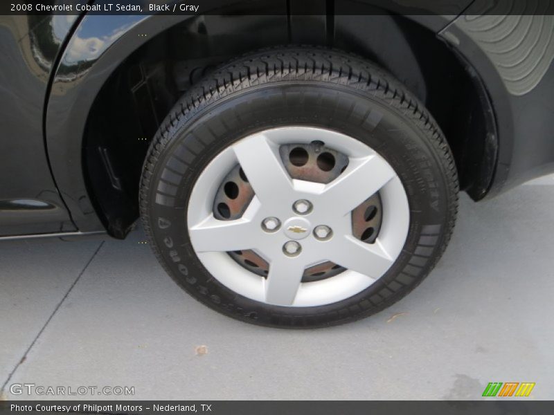 Black / Gray 2008 Chevrolet Cobalt LT Sedan