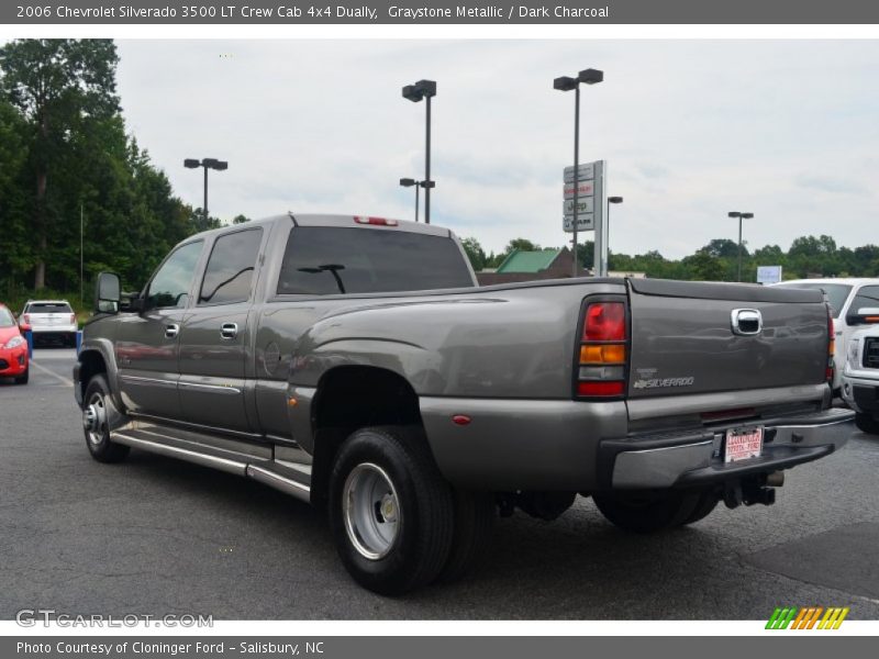 Graystone Metallic / Dark Charcoal 2006 Chevrolet Silverado 3500 LT Crew Cab 4x4 Dually