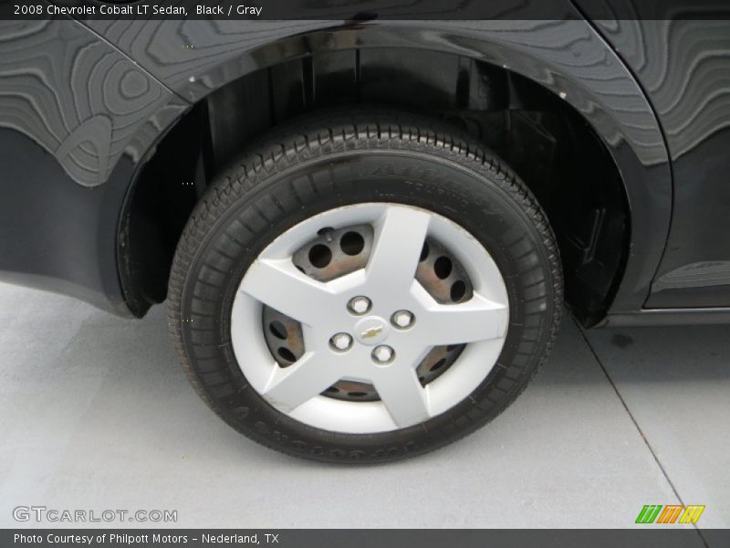 Black / Gray 2008 Chevrolet Cobalt LT Sedan