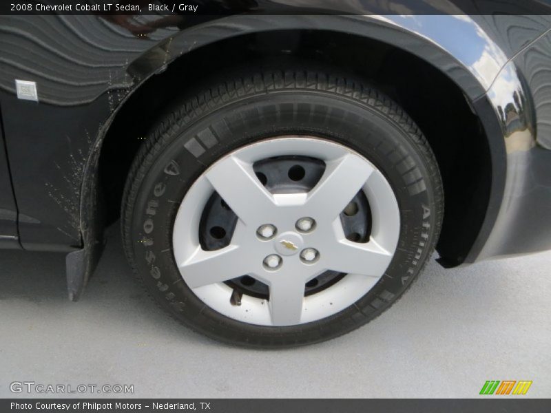 Black / Gray 2008 Chevrolet Cobalt LT Sedan
