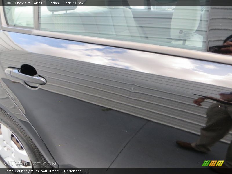 Black / Gray 2008 Chevrolet Cobalt LT Sedan