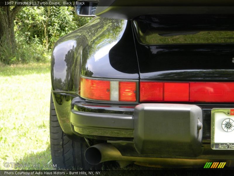 Black / Black 1987 Porsche 911 Turbo Coupe